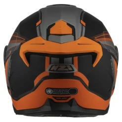 Kask szczękowy NZI COMBI 3 DUO DAILY BLACK ORANGE ANTRACITE MATT czarny pomarańczowy szary