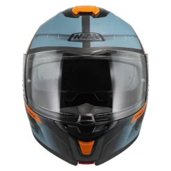 Kask szczękowy NZI COMBI 3 DUO METRIC ANTRACITE BLUE MATT szary niebieski