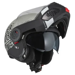 Kask szczękowy NZI MINIMOD INVOLT GREY BLACK GREY MATT szary czarny