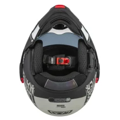 Kask szczękowy NZI MINIMOD INVOLT GREY BLACK GREY MATT szary czarny