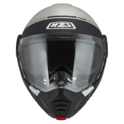 Kask szczękowy NZI MINIMOD INVOLT GREY BLACK GREY MATT szary czarny