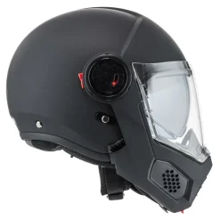 Kask szczękowy NZI MINIMOD MATT BLACK czarny mat