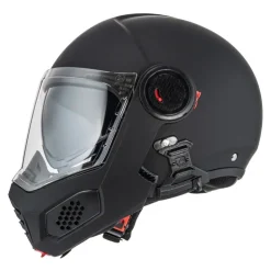 Kask szczękowy NZI MINIMOD MATT BLACK czarny mat
