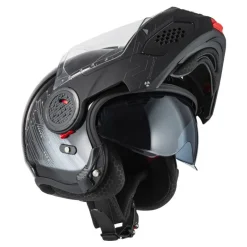 Kask szczękowy NZI MINIMOD META BLACK SILVER czarny srebrny