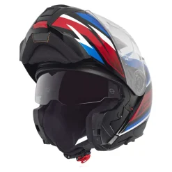 Kask szczękowy SCHUBERTH C5 ECE ZENITH BLUE biały niebieski czerwony