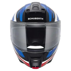 Kask szczękowy SCHUBERTH C5 ECE ZENITH BLUE biały niebieski czerwony