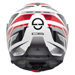 Kask szczękowy SCHUBERTH C5 ECE ZENITH RED biały czerwony czarny szary
