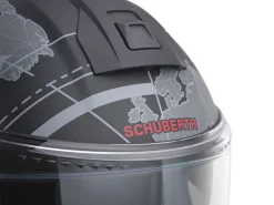 Kask szczękowy SCHUBERTH C5 ECE GLOBE BLACK czarny