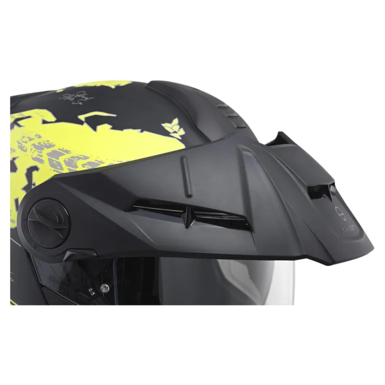 Kask szczękowy SCHUBERTH E2 ECE ATLAS YELLOW czarny żółty fluo