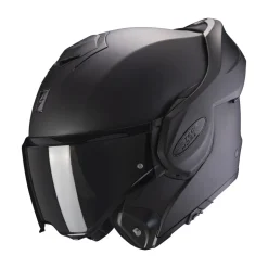 Kask szczękowy SCORPION EXO-TECH EVO SOLID MATT BLACK czarny mat
