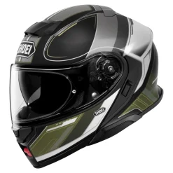 Kask szczękowy SHOEI NEOTEC 3 SHARPEN TC-11 czarny srebrny zielony