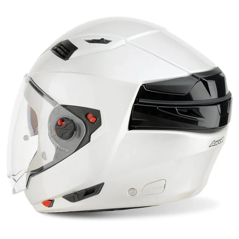 Kask szczękowy z wypinaną szczęką Airoh EXECUTIVE WHITE GLOSS biały