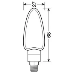 Kierunkowskazy LAMPA ARROW BLACK