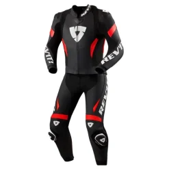 Kombinezon dwuczęściowy REVIT ARGON 3 BLACK/NEON RED czarny czerwony fluo