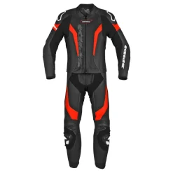 Kombinezon dwuczęściowy SPIDI LASER TOURING BLACK/RED czarny czerwony