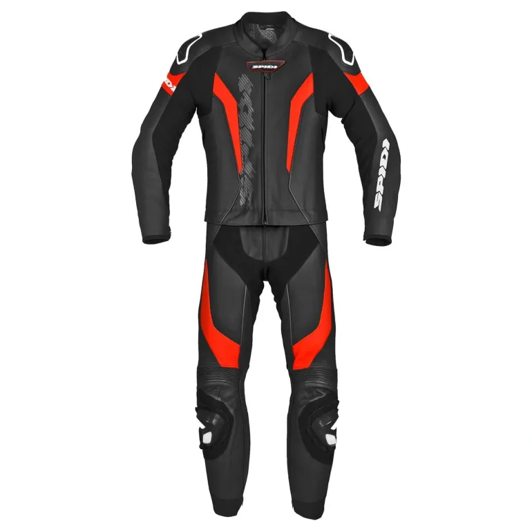 Kombinezon dwuczęściowy SPIDI LASER TOURING BLACK/RED czarny czerwony