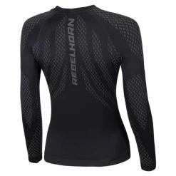 Koszulka termoaktywna damska REBELHORN ACTIVE II LADY BLACK/GREY czarny szary