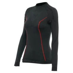 Koszulka termoaktywna damska DAINESE THERMO LS LADY BLACK/RED czarny czerwony