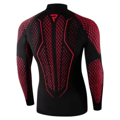 Koszulka termoaktywna REBELHORN THERM II BLACK/RED czarny czerwony