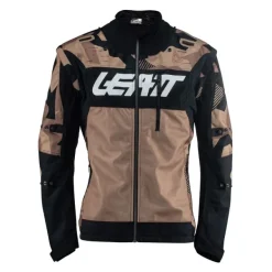 Kurtka enduro LEATT MOTO 4.5 X-FLOW STONE brązowy czarny
