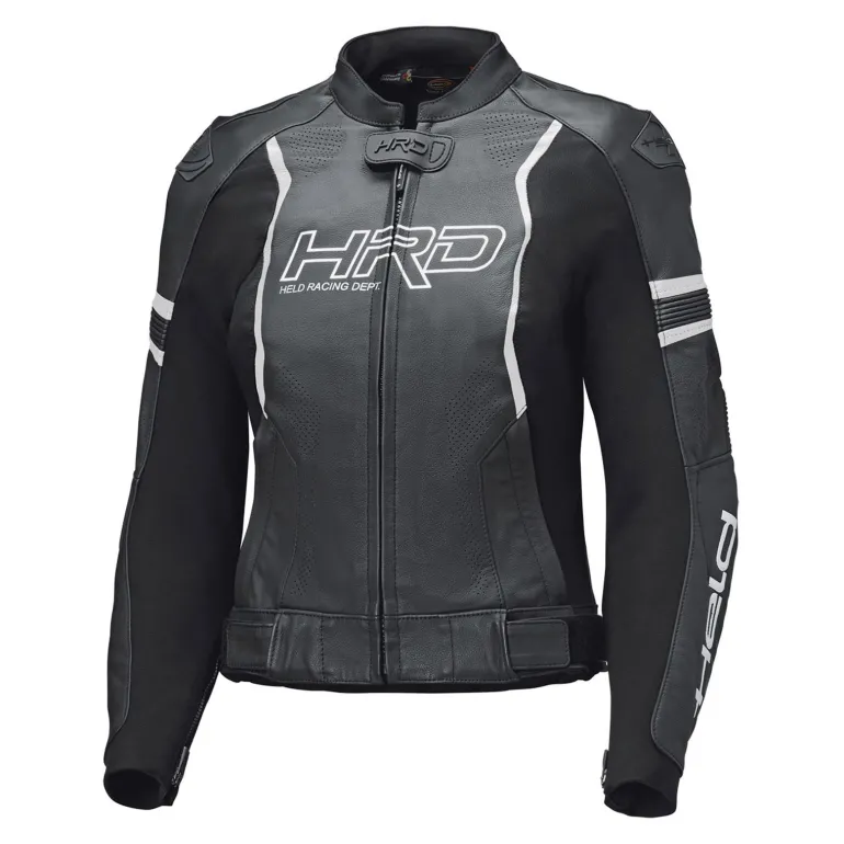 Kurtka skórzana damska HELD STREET ROCKET IV LADY BLACK/WHITE czarny biały