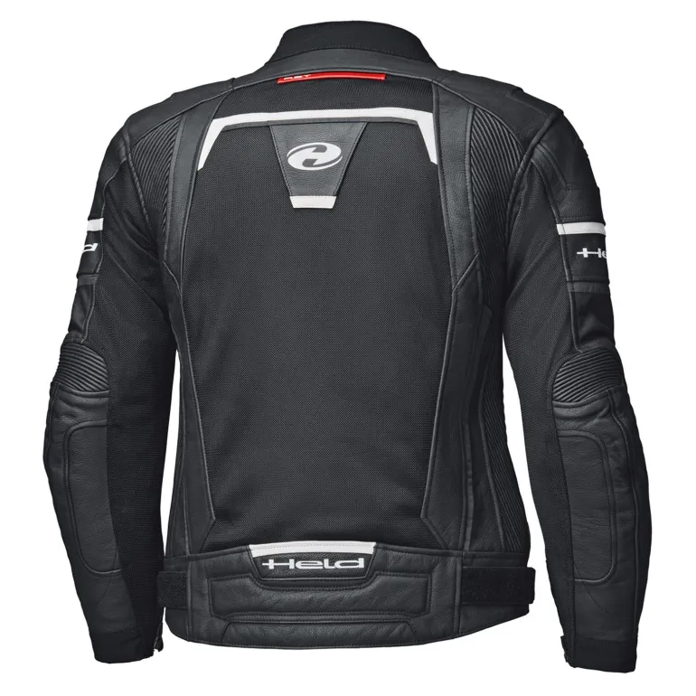 Kurtka skórzana HELD TORVER TOP AIR BLACK/WHITE czarny biały