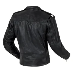 Kurtka skórzana motocyklowa ramoneska OZONE RAMONES czarna