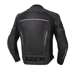 Kurtka skórzana SECA HOOLIGAN AIR BLACK czarny