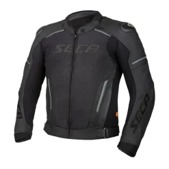 Kurtka skórzana SECA HOOLIGAN AIR BLACK czarny