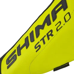 Kurtka skórzana SHIMA STR 2.0 BLACK/FLUO czarny żółty fluo