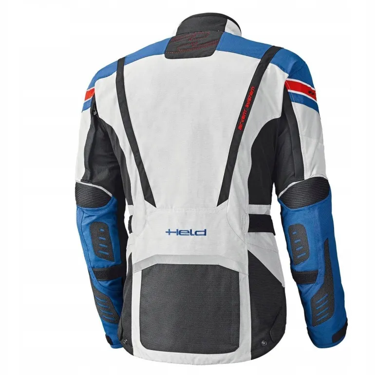Kurtka tekstylna damska HELD LADY HAKUNA II GREY/BLUE szary niebieski czerwony czarny