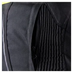 Kurtka tekstylna damska OZONE SAHARA LADY BLACK/FLO YELLOW czarny żółty fluo