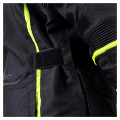 Kurtka tekstylna damska OZONE SAHARA LADY BLACK/FLO YELLOW czarny żółty fluo