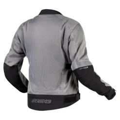 Kurtka tekstylna damska OZONE DART LADY SILVER/BLACK srebrny czarny