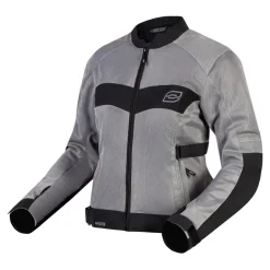 Kurtka tekstylna damska OZONE DART LADY SILVER/BLACK srebrny czarny