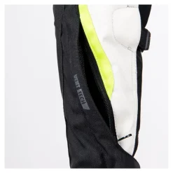Kurtka tekstylna damska OZONE SAHARA LADY BLACK/GREY/FLO YELLOW szary żółty fluo czarny