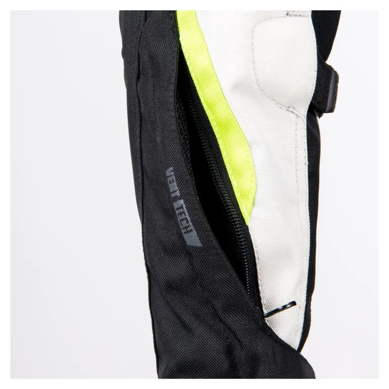 Kurtka tekstylna damska OZONE SAHARA LADY BLACK/GREY/FLO YELLOW szary żółty fluo czarny