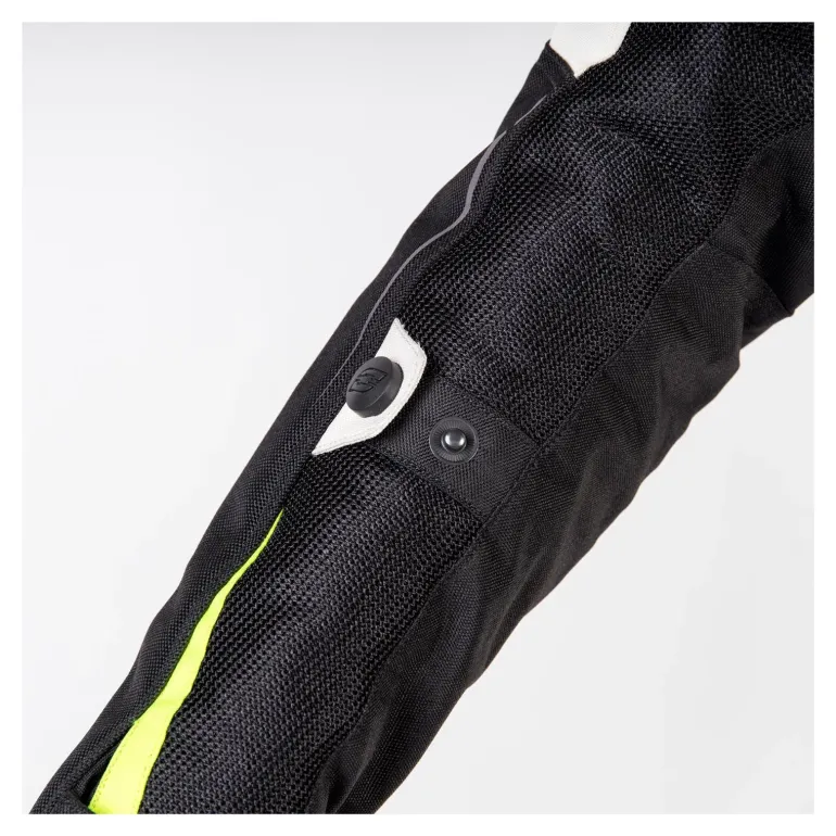 Kurtka tekstylna damska OZONE FLOW LADY BLACK/GREY/FLUO YELLOW czarny szary żółty fluo