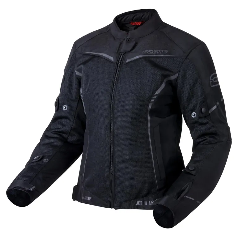 Kurtka tekstylna damska OZONE JET II LADY BLACK czarny