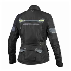 Kurtka tekstylna damska SECA ARRAKIS II LADY BLACK czarny szary żółty fluo