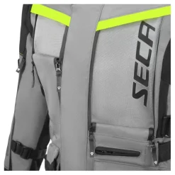 Kurtka tekstylna damska SECA ARRAKIS III LADY TITANIUM szary żółty fluo czarny