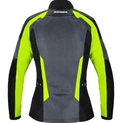 Kurtka tekstylna damska SPIDI TEK NET LADY YELLOW FLUO czarny szary żółty fluo