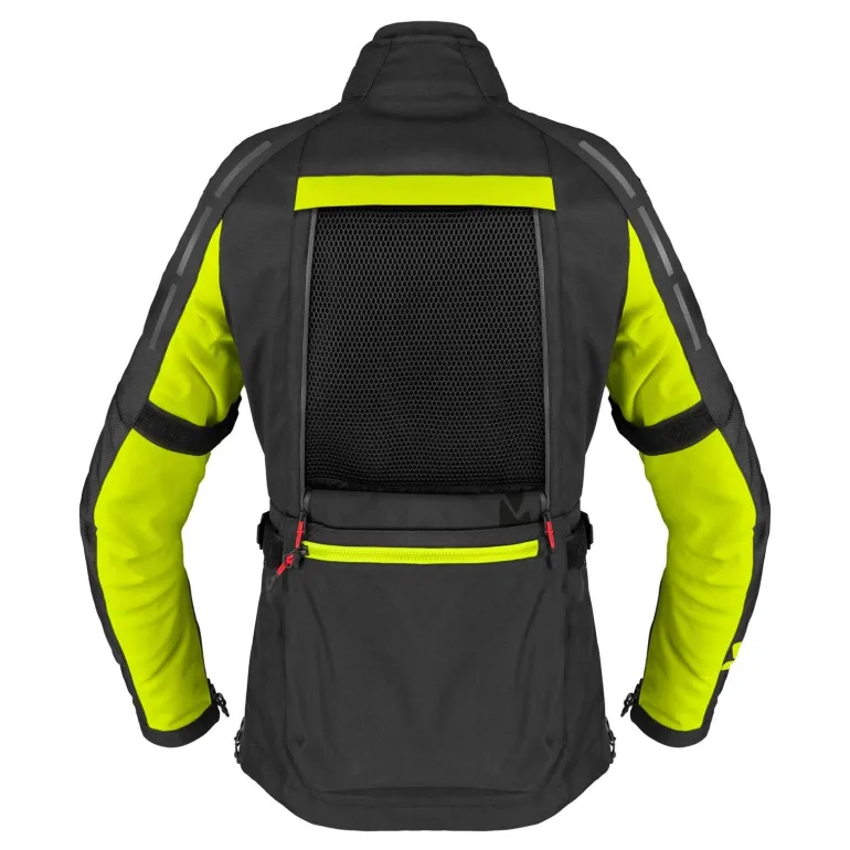 Kurtka tekstylna damska SPIDI 4 SEASON V3 LADY YELLOW FLUO czarny żółty fluo