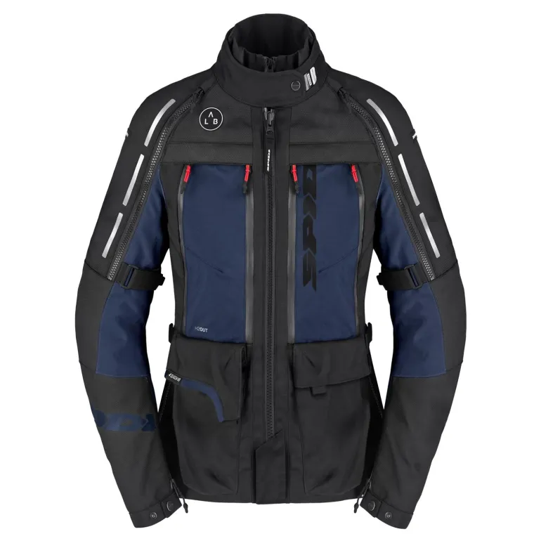 Kurtka tekstylna damska SPIDI 4 SEASON V3 LADY BLACK/BLUE czarny niebieski