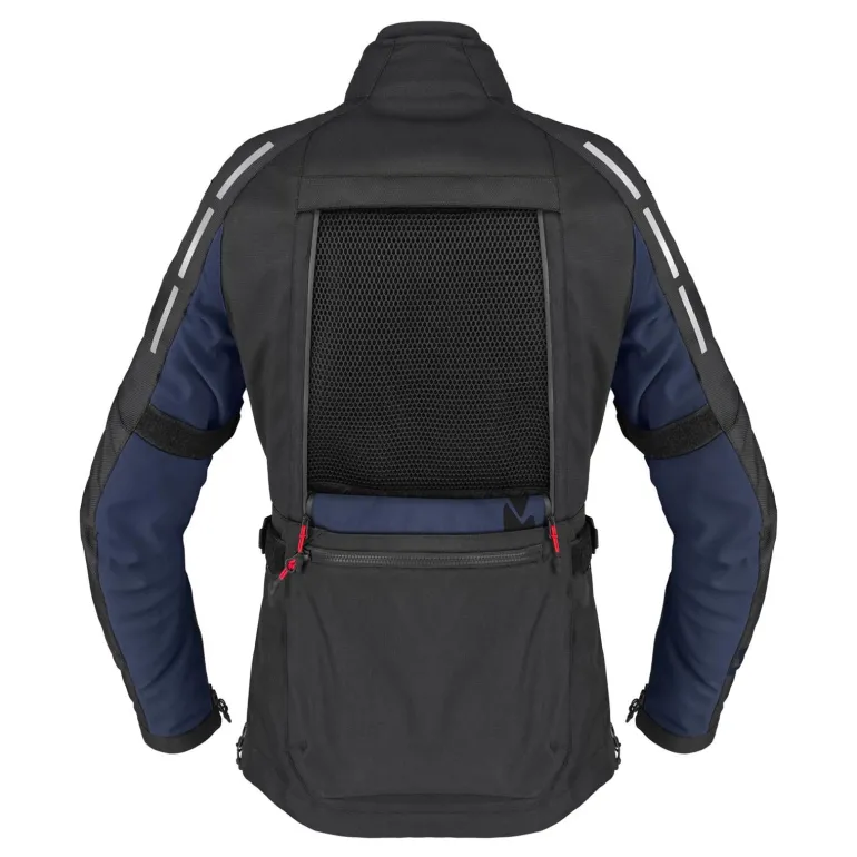Kurtka tekstylna damska SPIDI 4 SEASON V3 LADY BLACK/BLUE czarny niebieski