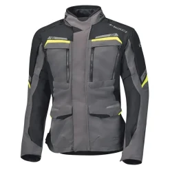 Kurtka tekstylna HELD LONBORG TOP ANTHRACITE grafitowy żółty fluo