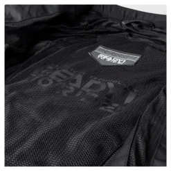 Kurtka tekstylna OZONE DART SILVER/BLACK srebrny czarny