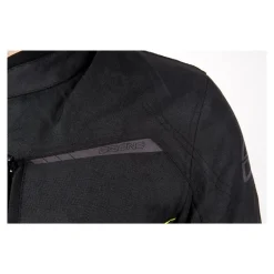 Kurtka tekstylna OZONE DELTA IV BLACK/FLO YELLOW czarny żółty fluo