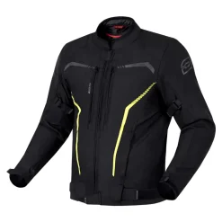 Kurtka tekstylna OZONE DELTA IV BLACK/FLO YELLOW czarny żółty fluo