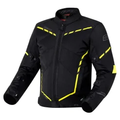 Kurtka tekstylna OZONE JET II BLACK/FLUO YELLOW czarny żółty fluo